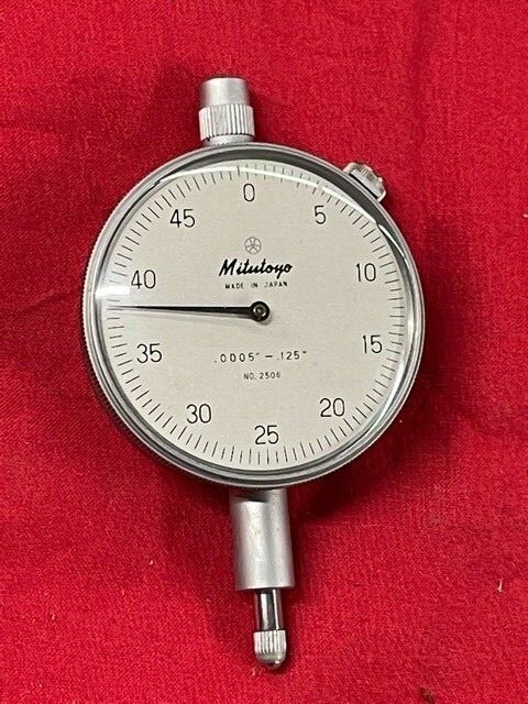 Mitutoyo 2506 Dial Indicator 0-.125" Range  IN STOCK   VINTAGE BOX