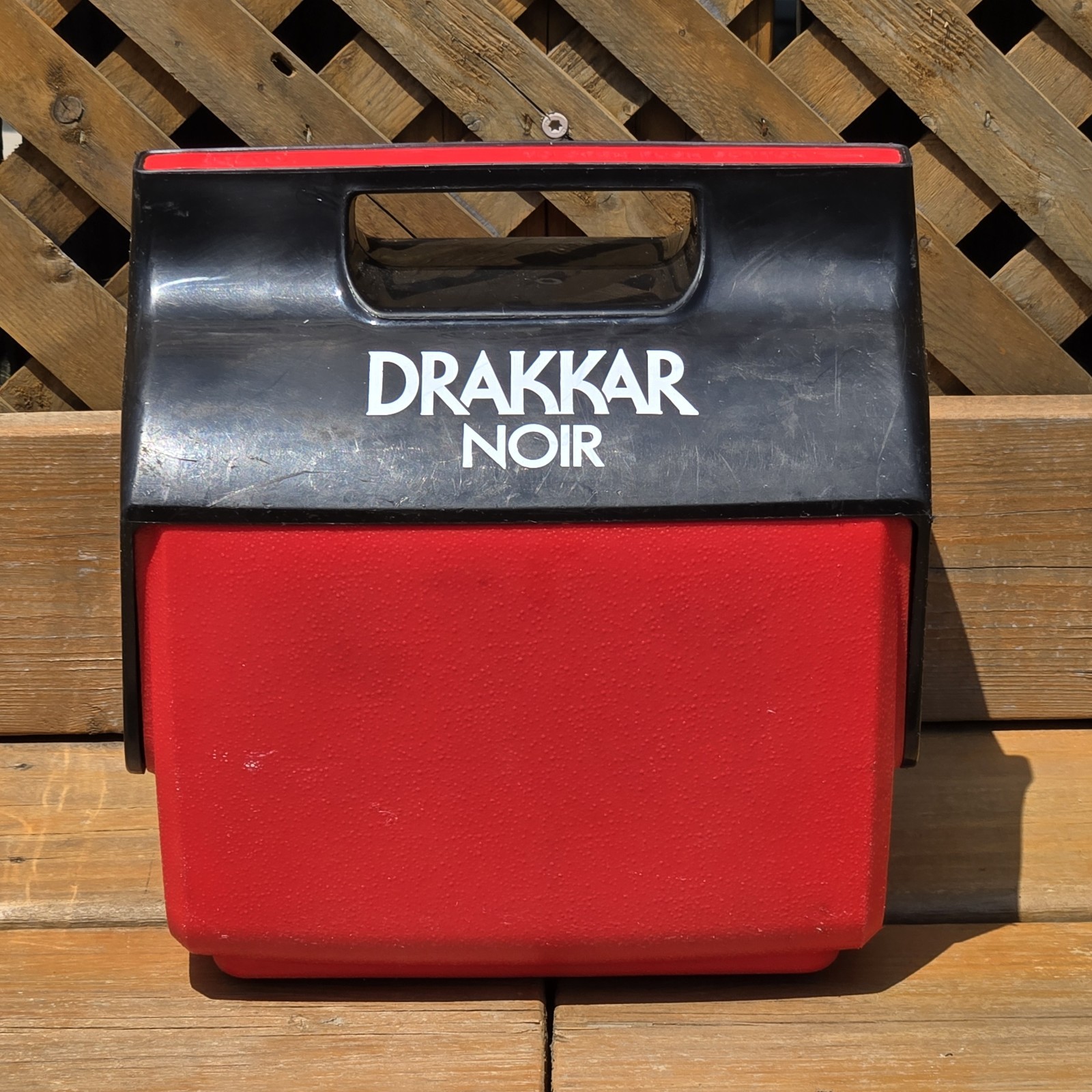 Vintage 90’s Drakkar Noir Igloo MiniMate Promo Cooler Made In USA Cologne 4 Qt