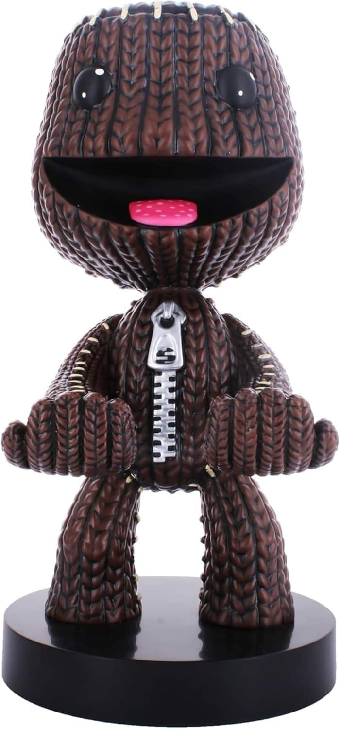 Sackboy Controller Holder - Little Big Planet Official Phone Stand & Cable Gu...