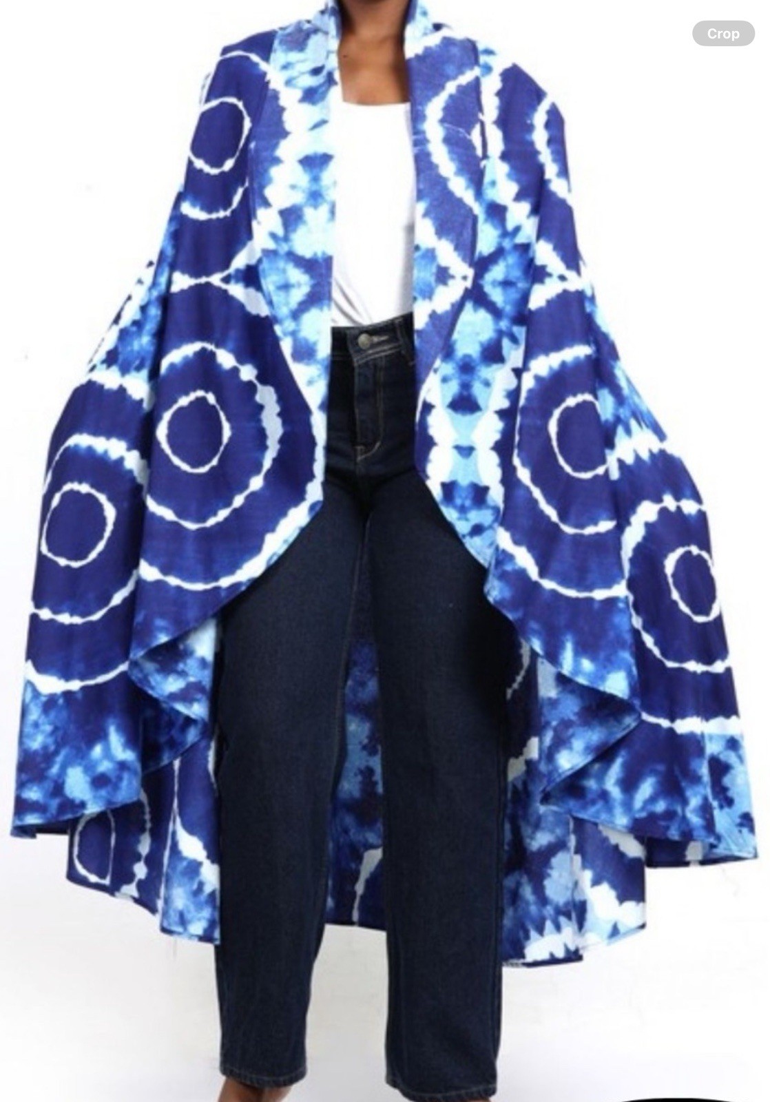 Women Clothing African Dashiki Skirt Suit Attire Black Free Size Print #9319