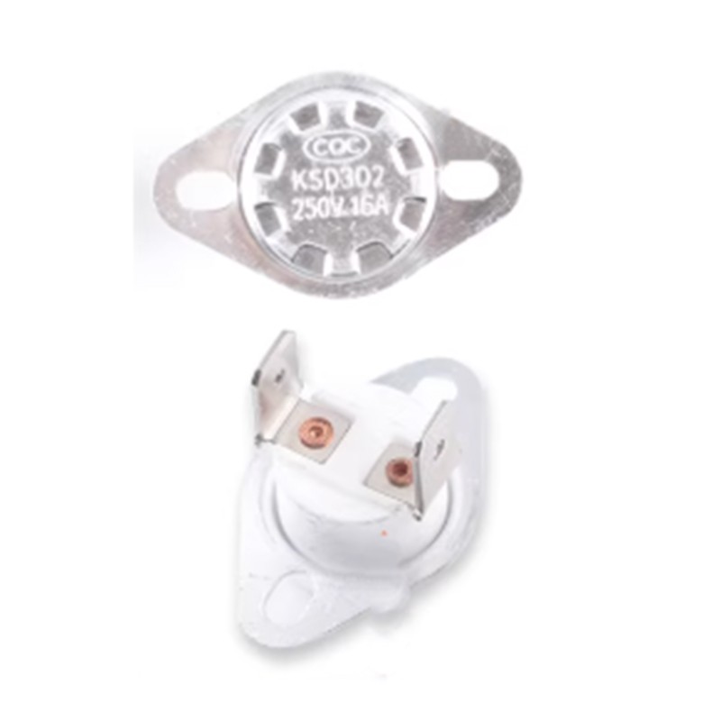 Temperature Controlled Switch KSD302 Range 40-100℃ Normally Open NO 250V 16A