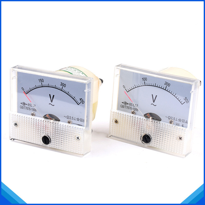 Analog Panel AMP Meter Voltmeter Gauge Voltage Meter 85C1 AC 30V / 300V / 450V