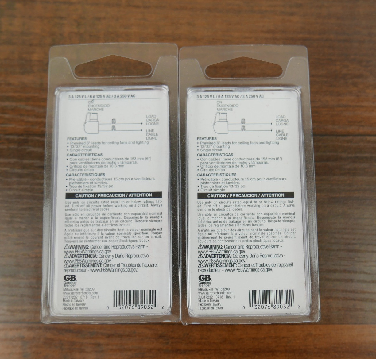 Gardner Bender GSW-32 Electrical Pull Chains Brass SPST (2 Packs)