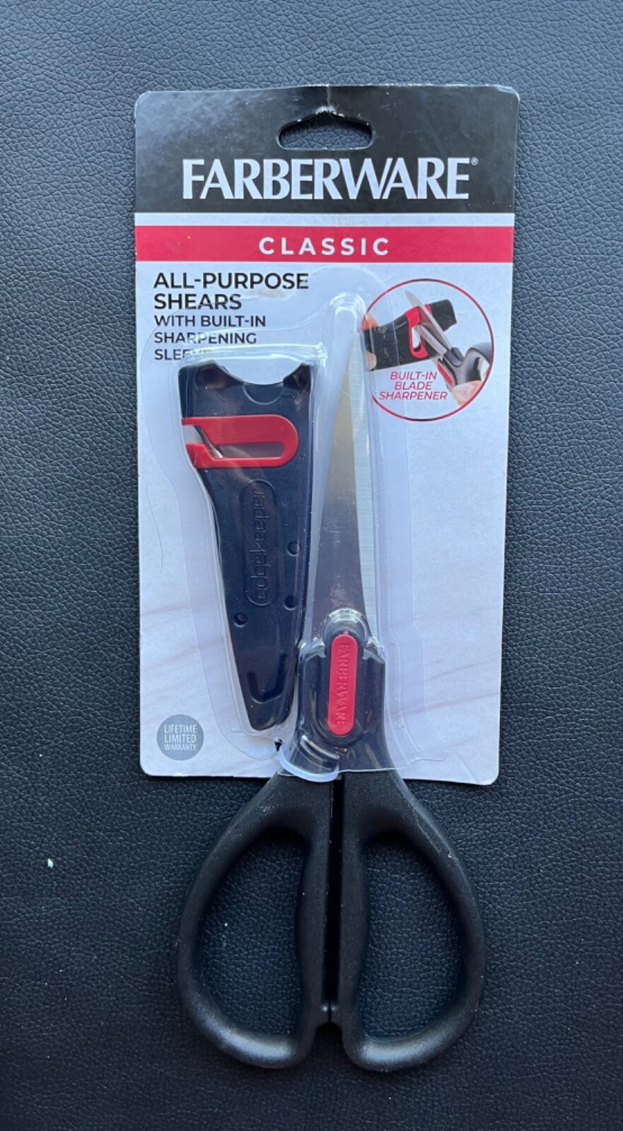 Farberware Edgekeeper All-Purpose Shears with Sharpener!
