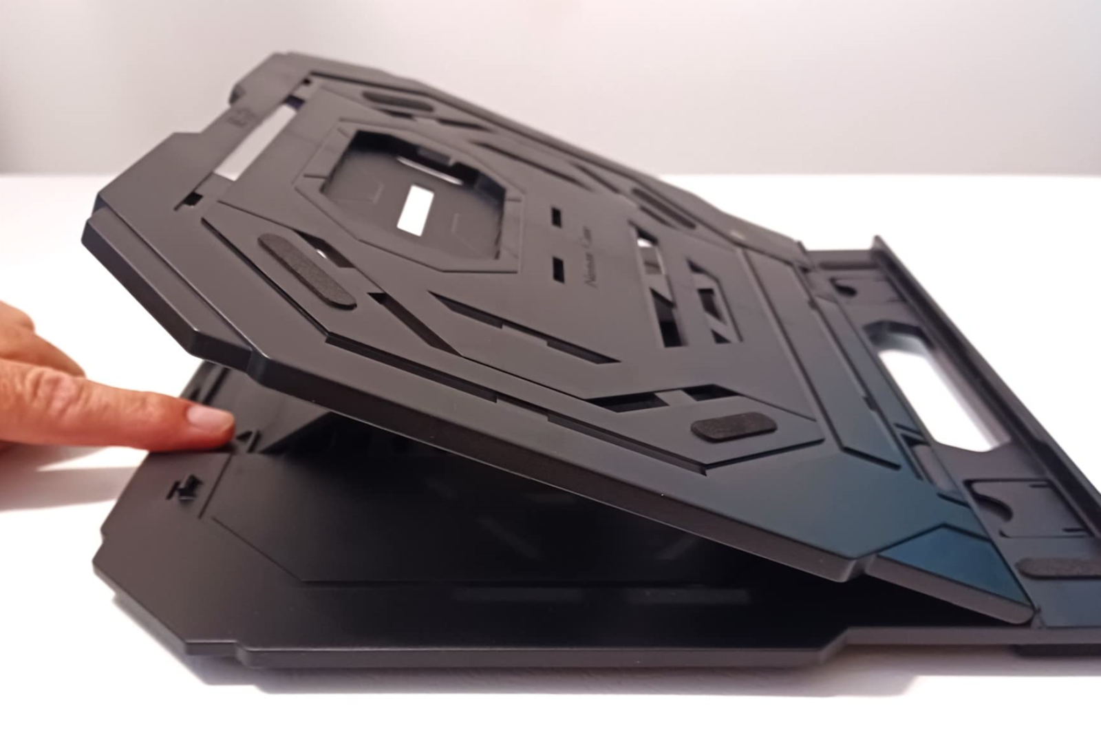 Laptop Stand for Desk Ergonomic Multi Angle Adjustable Height Portable Foldable