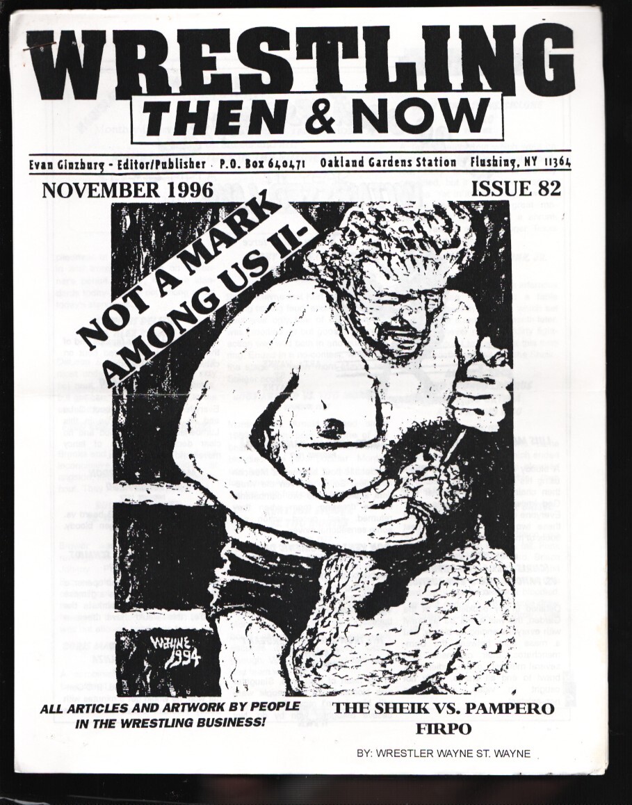 Sports Pub: Wrestling Then & Now 82 11/1996-Fan Newsletter-World's King of Sp...
