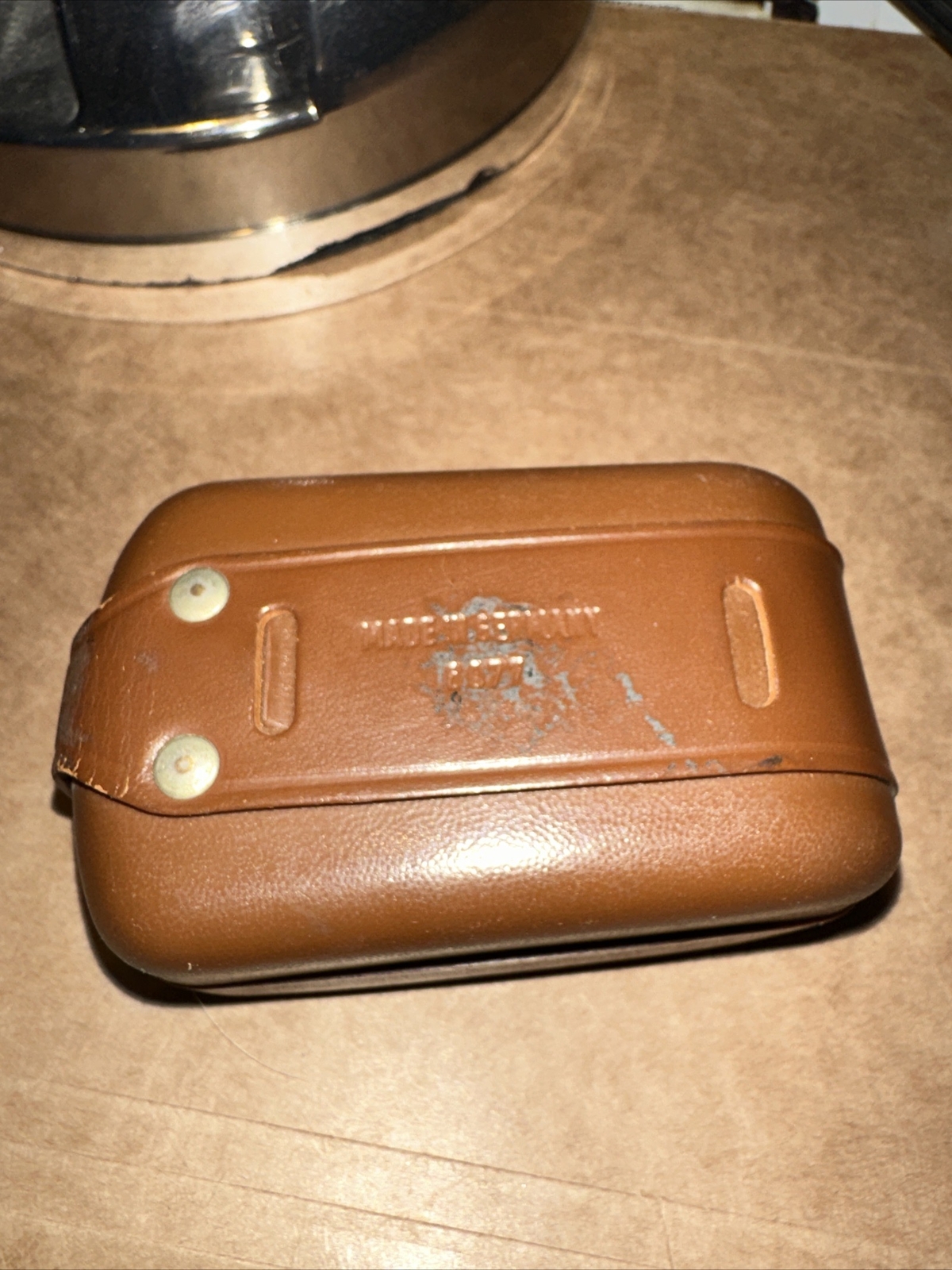Vintage Agfa Agfalux Folding Flash Unit with Snap Case Used Germany Untested