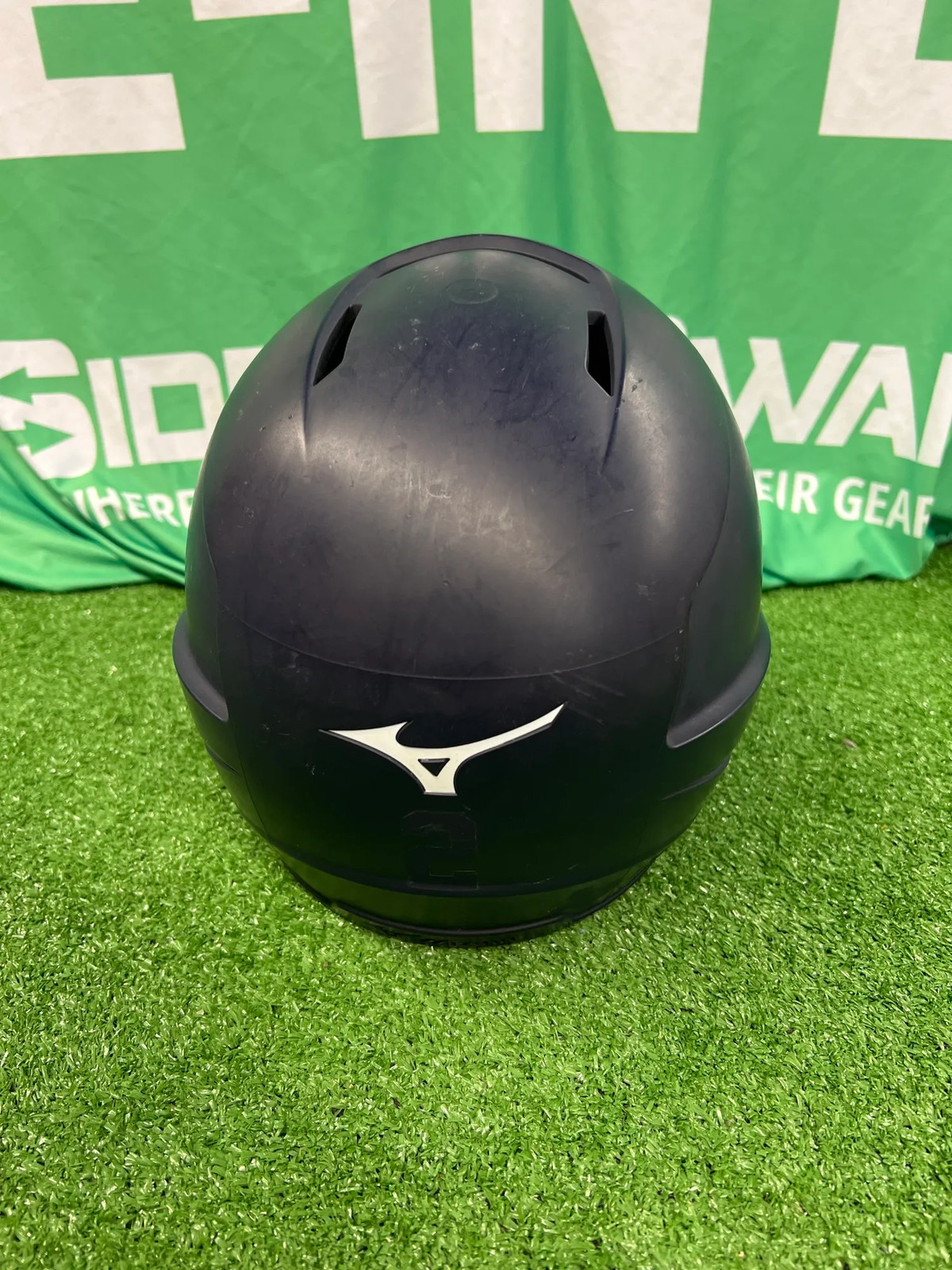 Used 7 3/8 Mizuno Batting Helmet