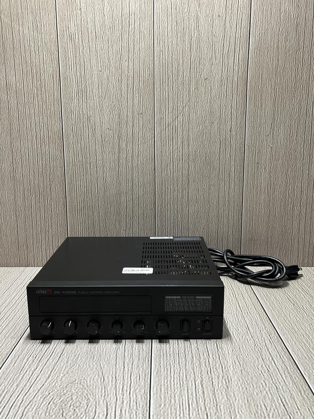 InterM PA-1000B Public Address Amplifier. 230 Volts 30 Watts RMS