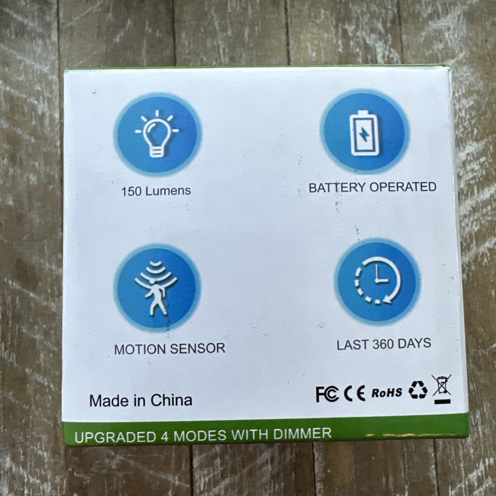 Motion Sensor Light Indoor, LED Closet Lights Battery 6000k Clean White-3 Pack