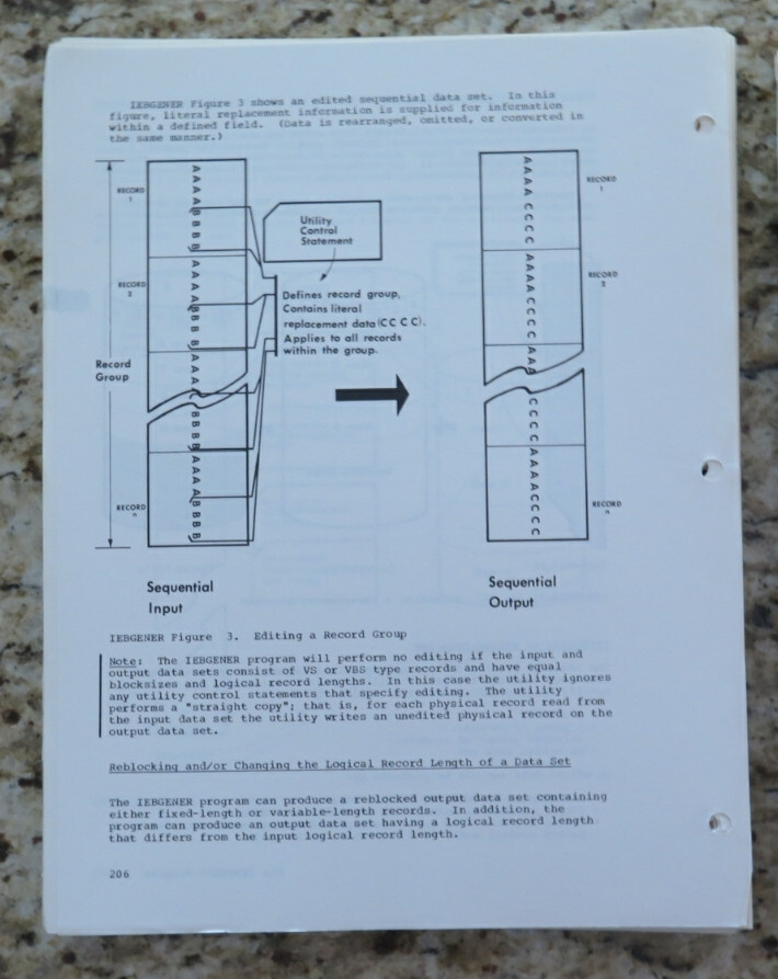 Vintage IBM System / 360 Operating System Utilities 506 and 507 Dated 1968