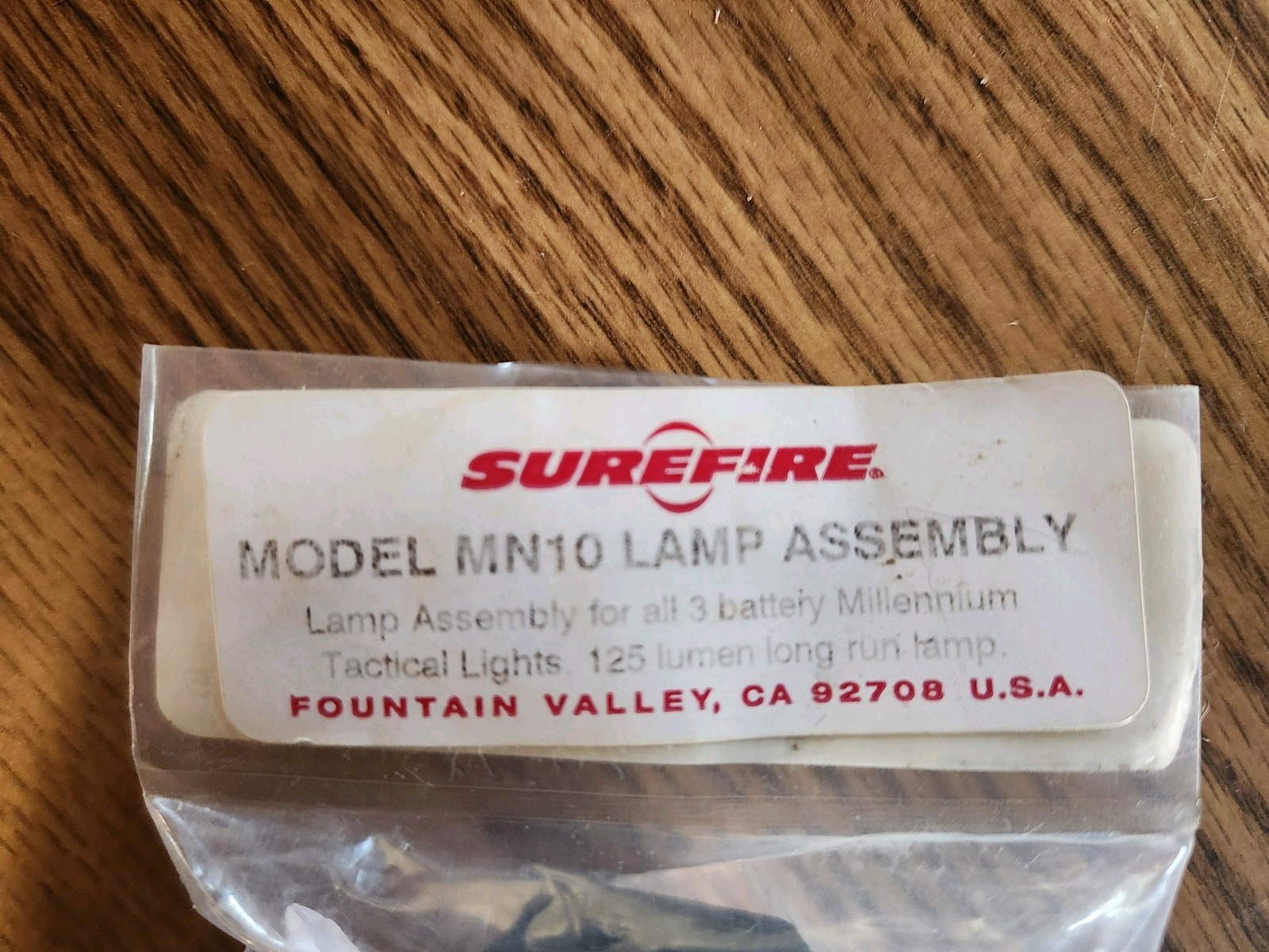 SureFire MN10 Lamp Assembly Black Replacement for Model MNXX