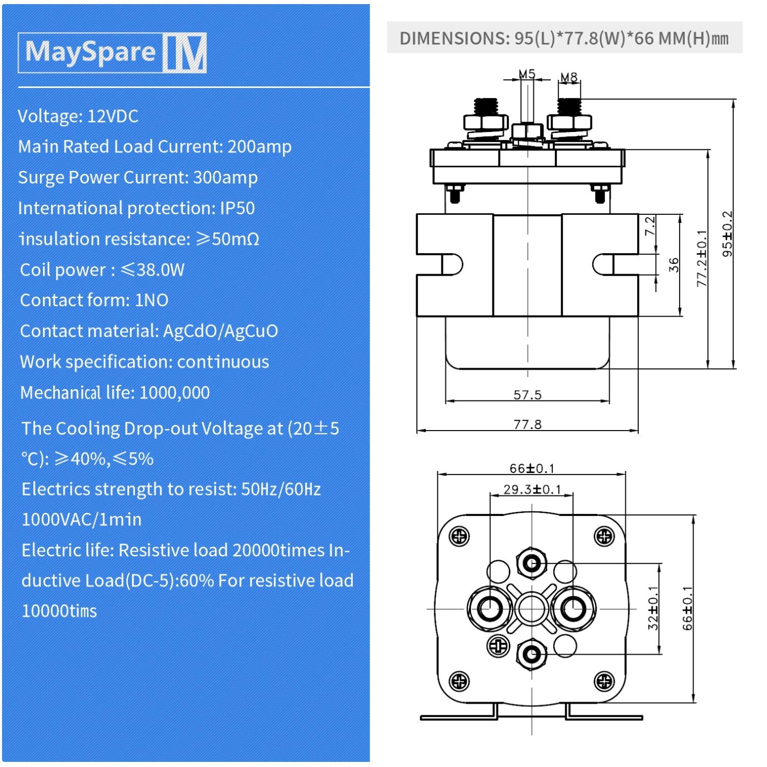 200A Mobile Audio Relay & Battery Isolator