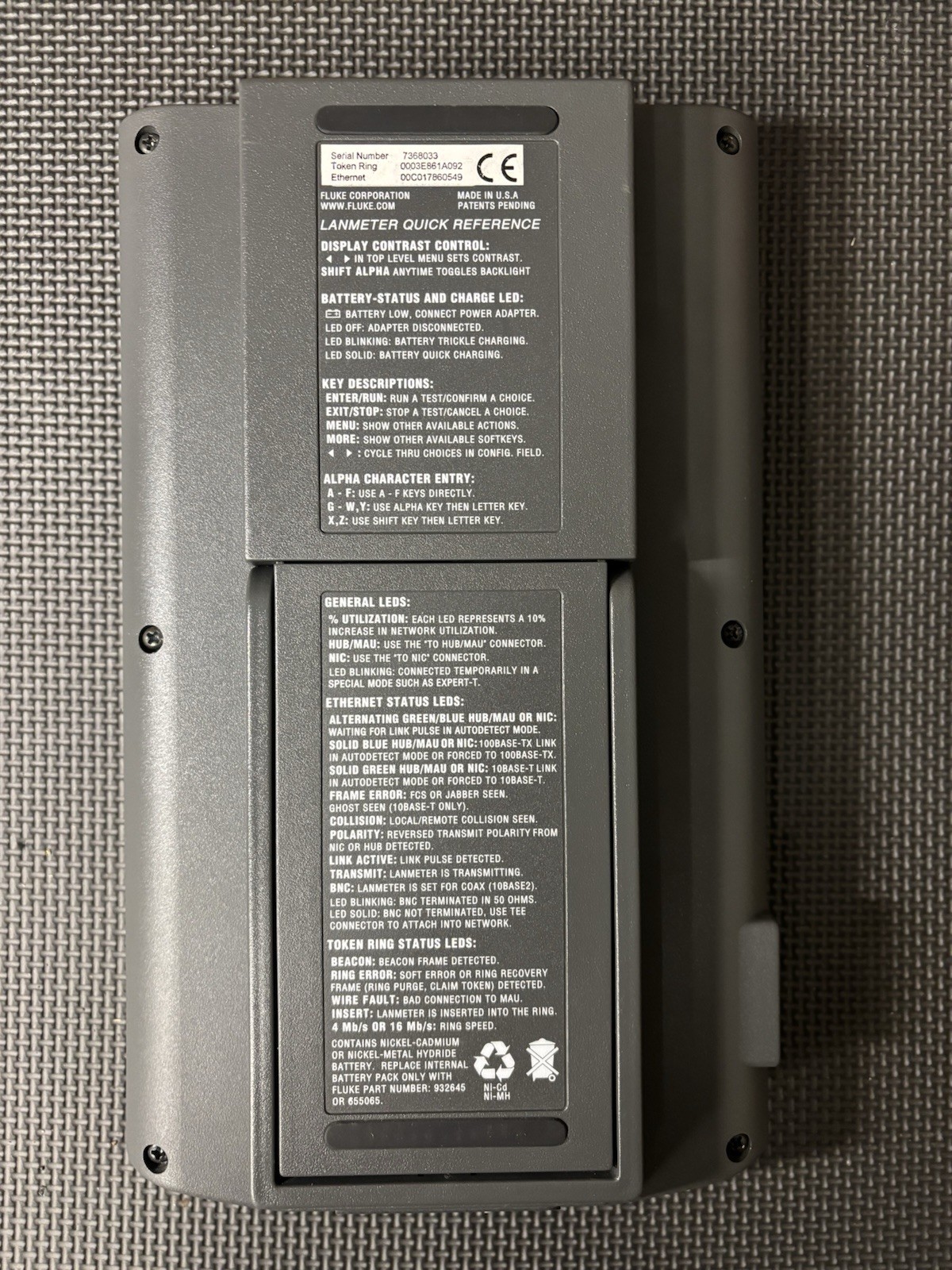 Fluke 686 Enterprise LANMeter - WebRemote, SwitchWizard, WideAreaWizard Editions