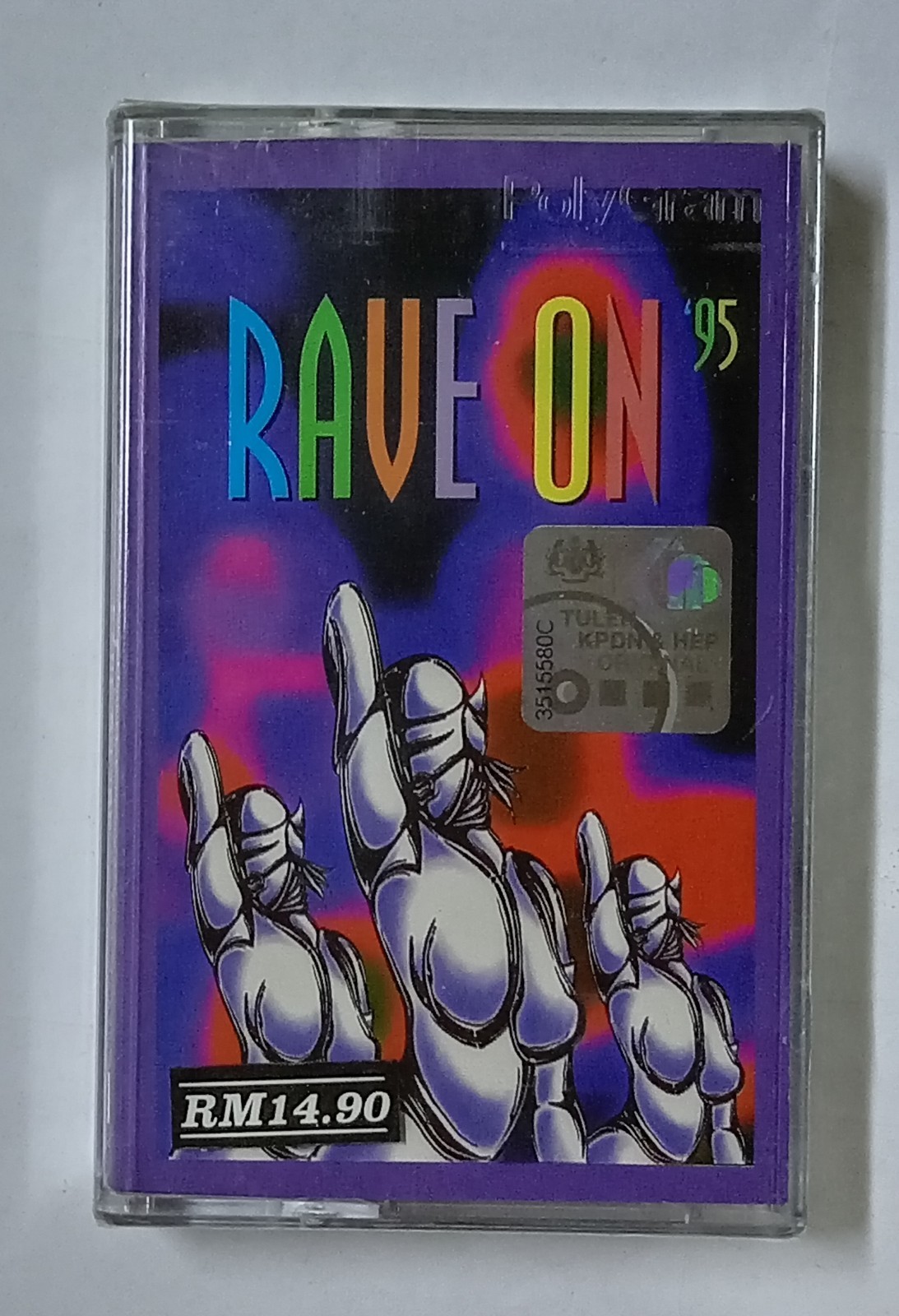Rave On '95 Polygram Records Malaysia Cassette Brand NEW