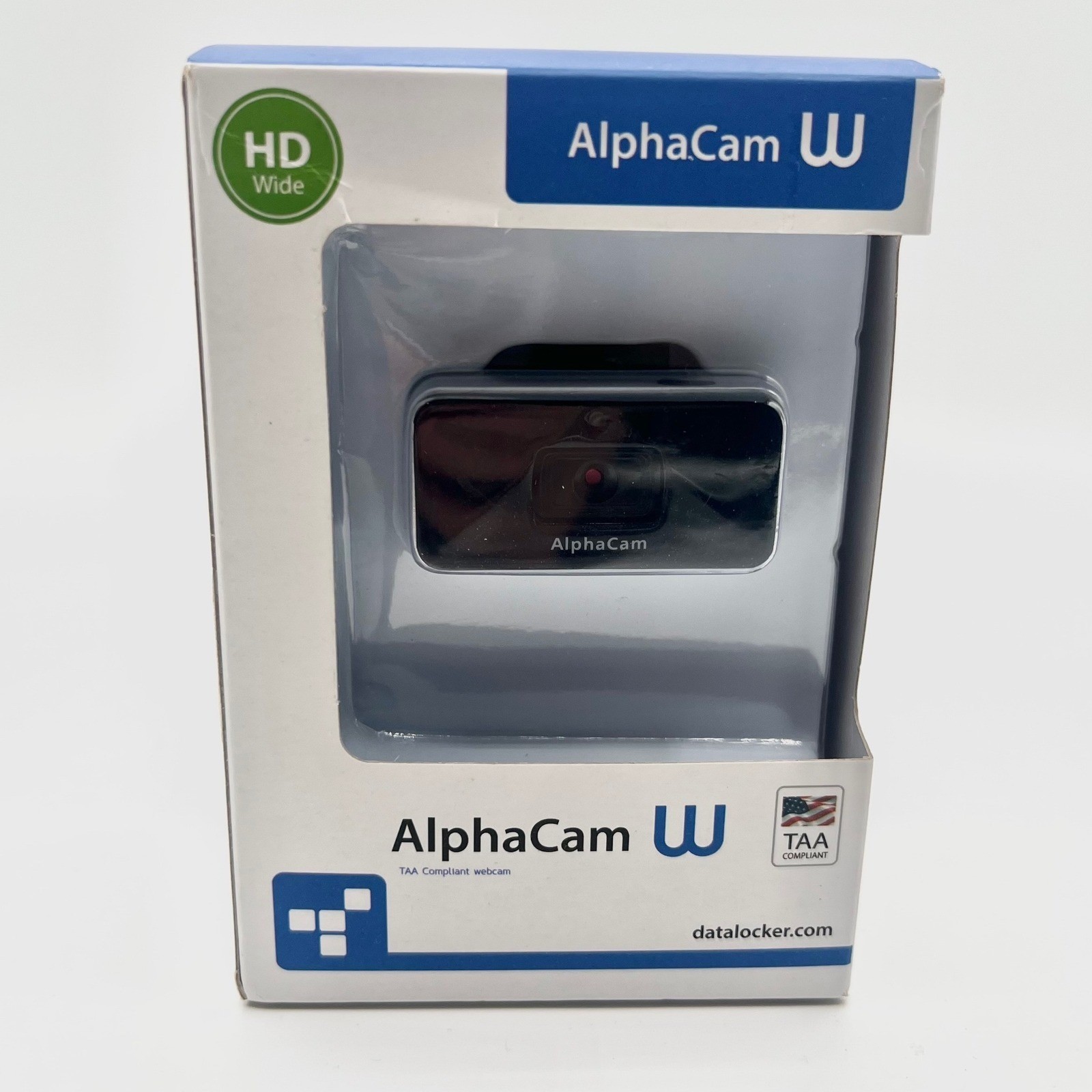 Data Locker AlphaCam HD Wide Webcam 720p USB 2.0 TAA Compliant EUC