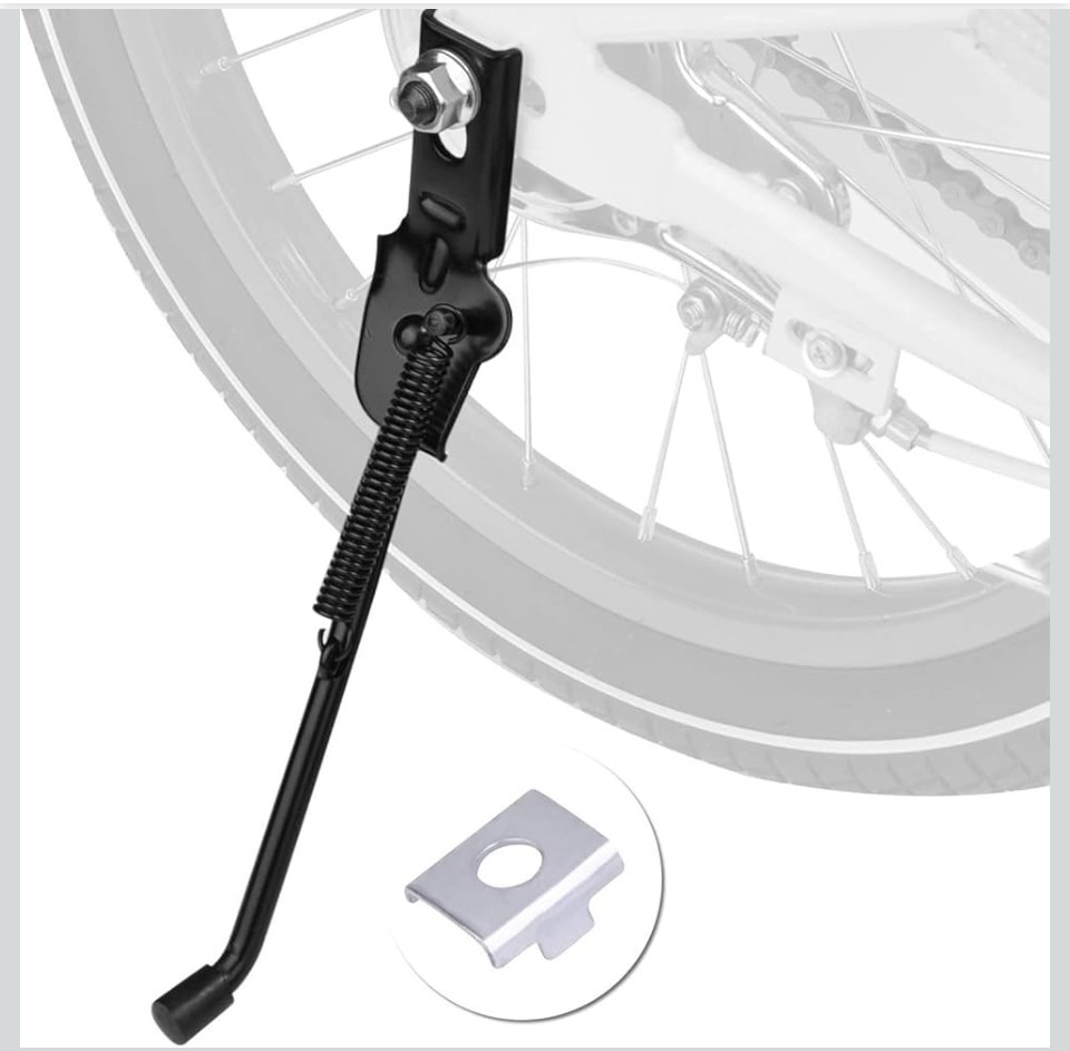 SEISSO Bike Kickstand for Kids Bike 13 Inch Wheel, Universal Rear Side Bicycle