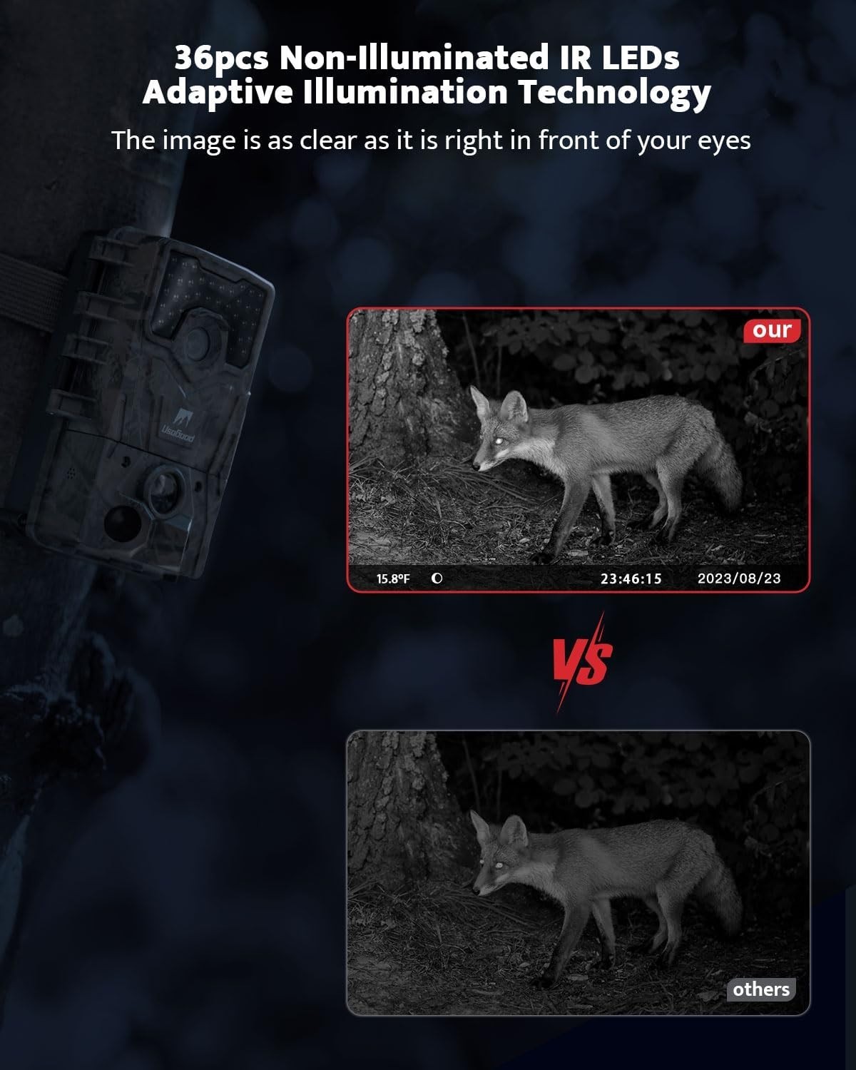 Camara De Caza Digital Infraroja Para La Noche Grabar Animales Vida Salvaje NEW