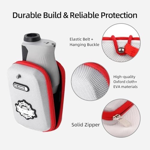 Universal Golf Range Finder Hard Case - Shockproof, Anti-Scratch Pouch for All M