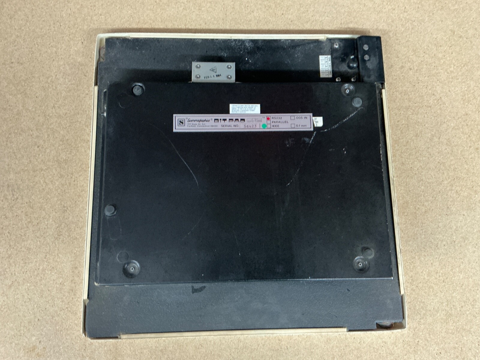 Summagraphics Bit Pad One 9400 Digitizer Drawing Tablet 1984