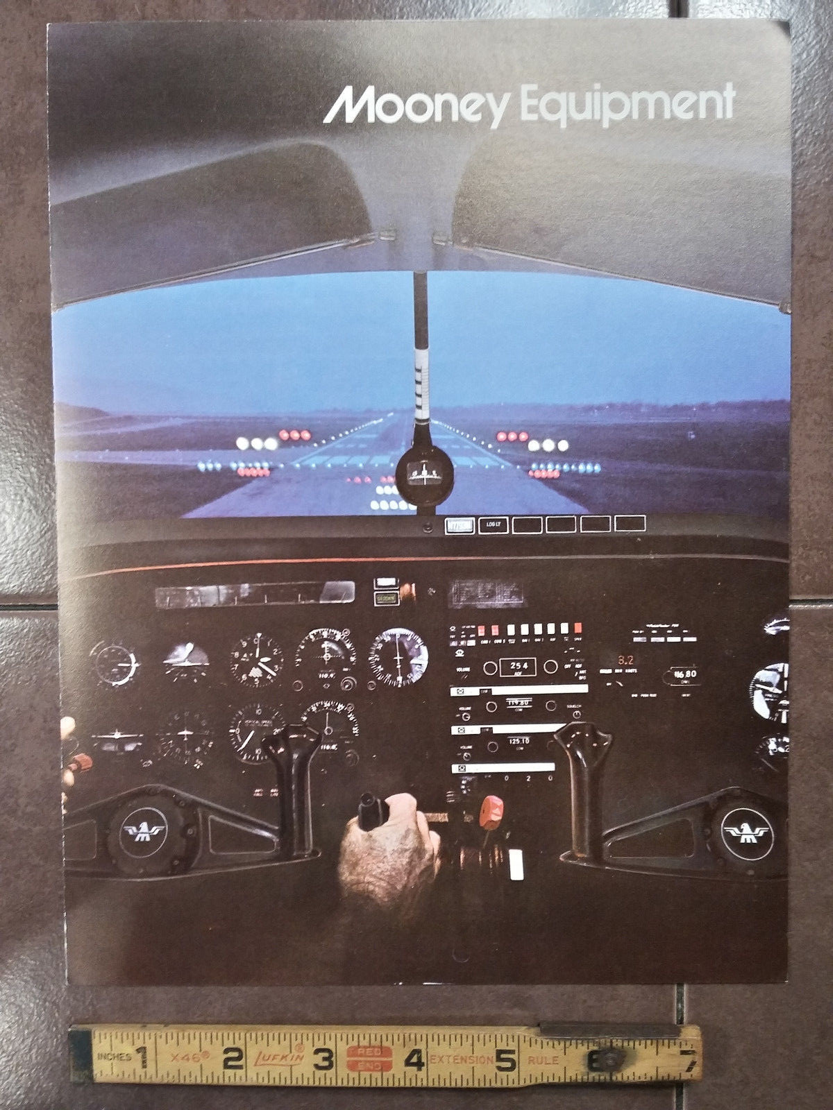 Original Mooney Equipment & Colors Sales Brochure, 4 Page, 8.5 x 11"