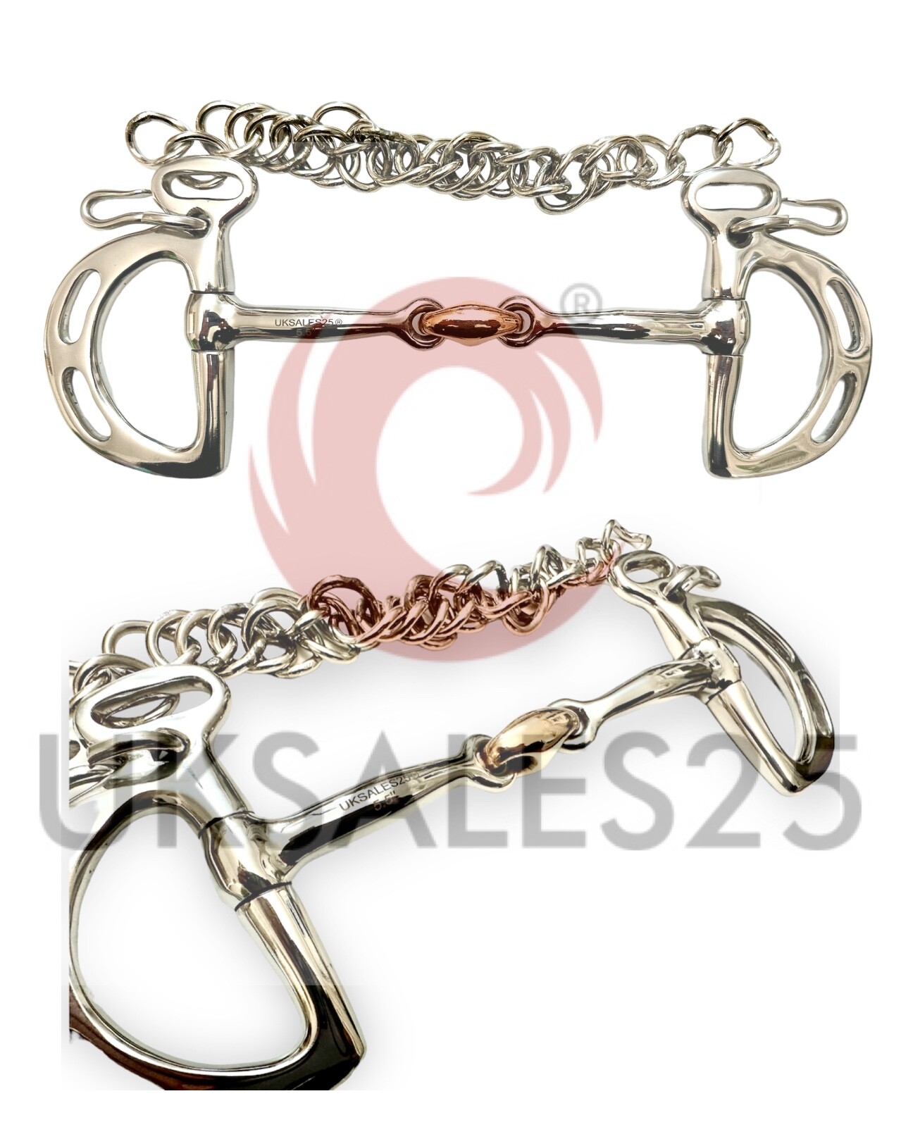 Kimblewick D/J Copper link Stainless Steel Bit (UKSALES25®) *SAME DAY DISPATCH*
