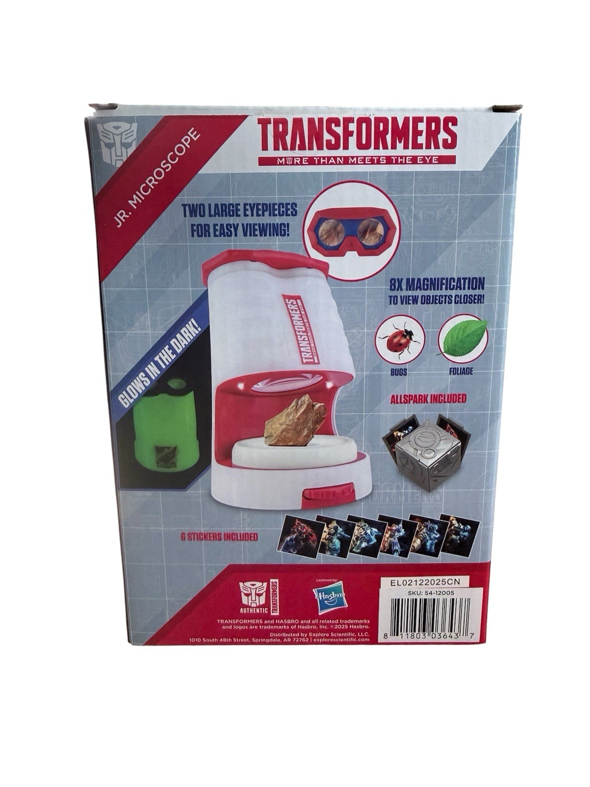 2025 TRANSFORMERS Hasbro JR. MICROSCOPE 8x Magnification/STEM/Digital NEW