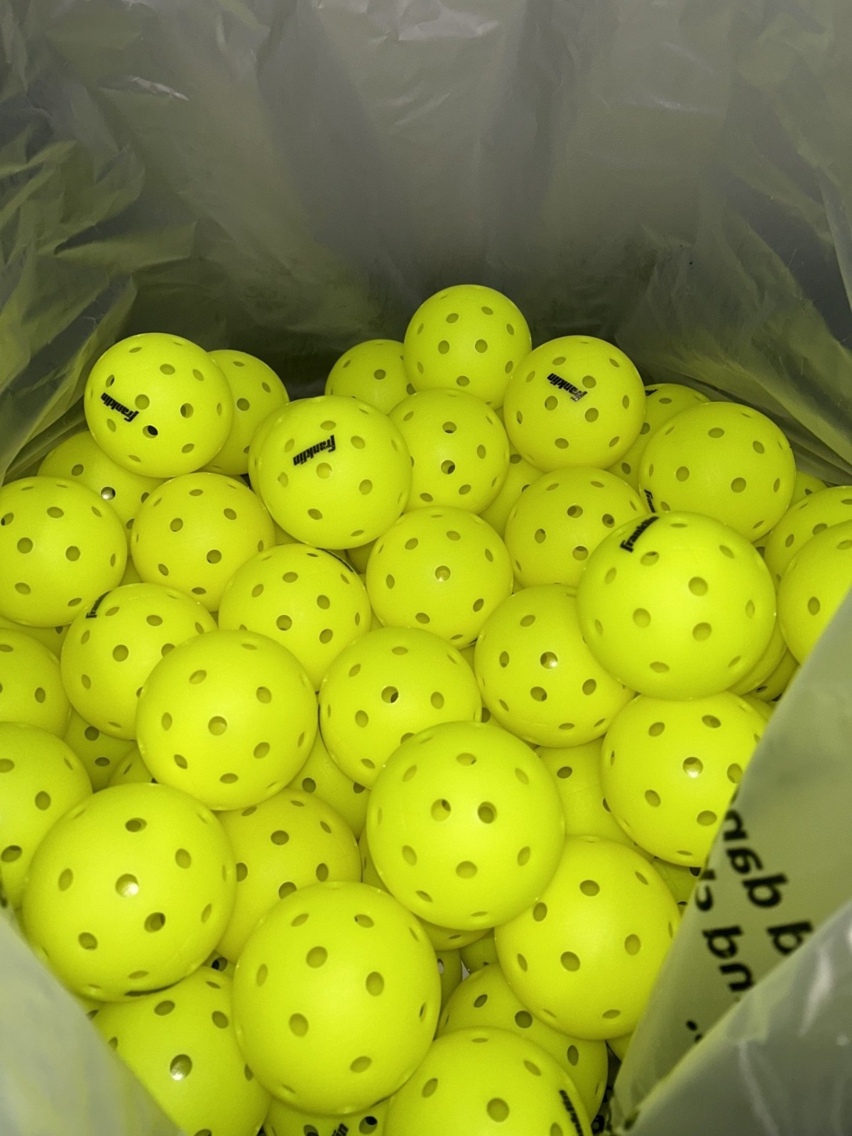 Franklin X-40 Pickleballs Outdoor Optic Yellow Packs of 6 - 100 BRAND NEW