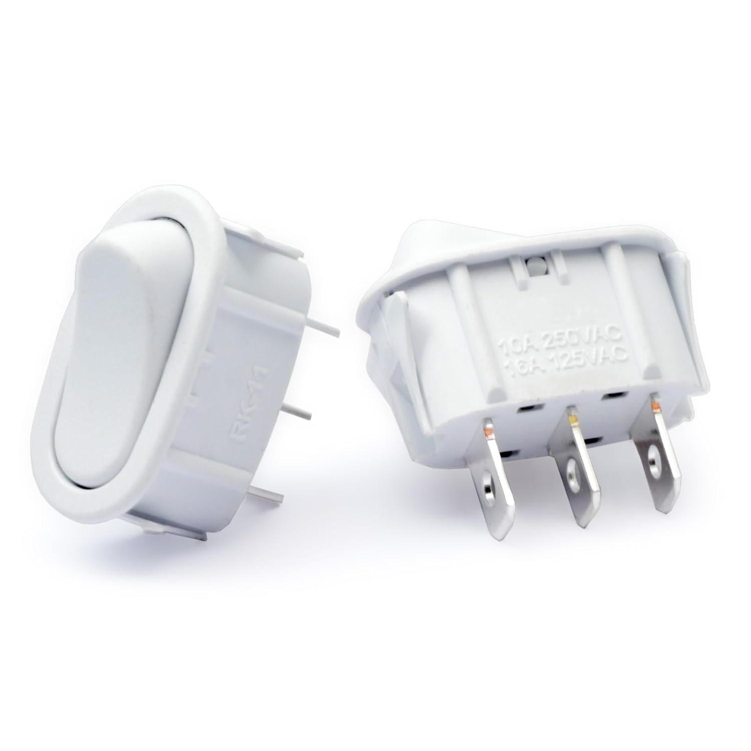 Pack 2 SR561116 Range Hood Switch 3 Pin Replacement Nutone BROAN R561116 White