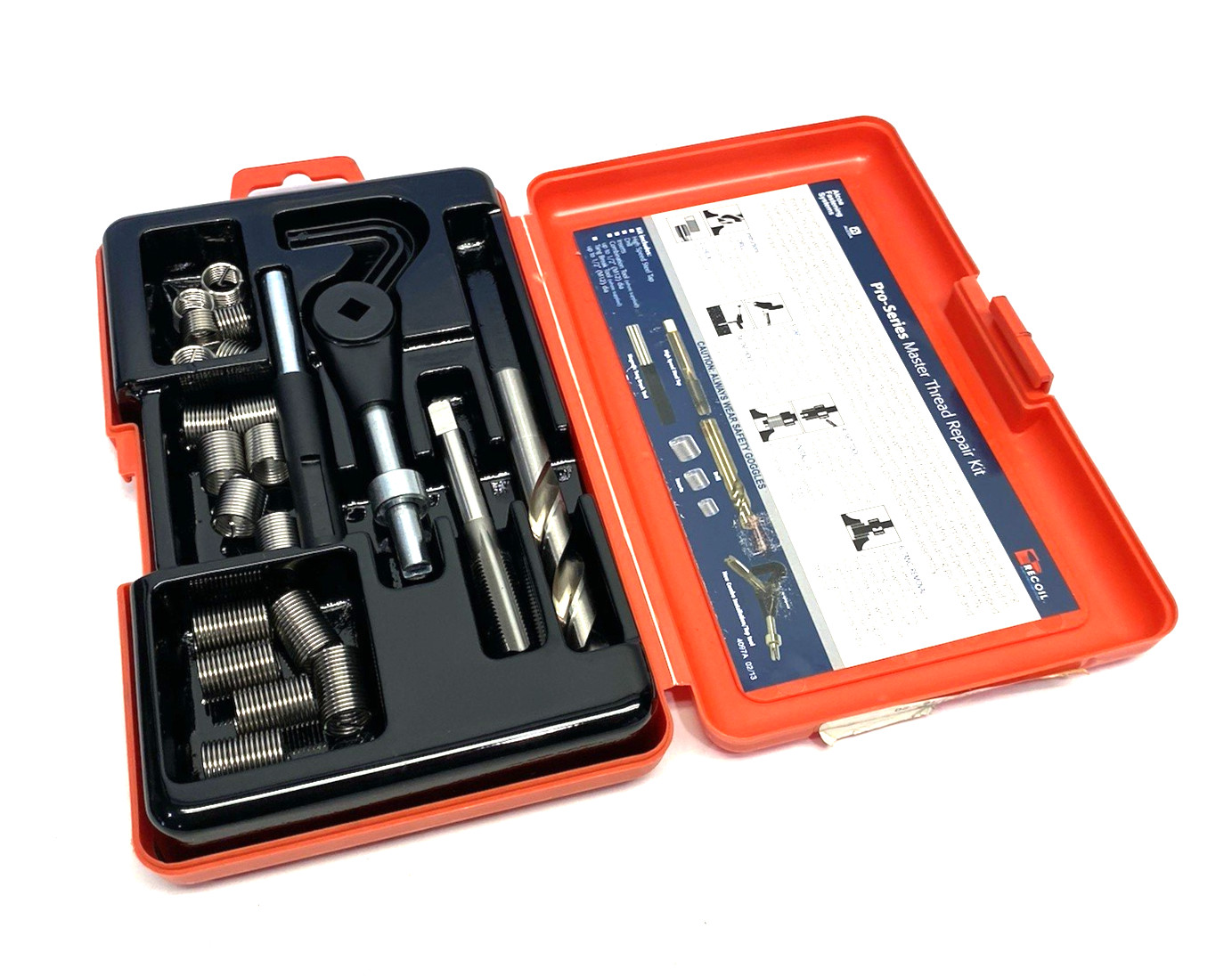 Recoil 34076 Pro Series Helical Insert Thread Repair Kit, 6-Inserts, Each Size