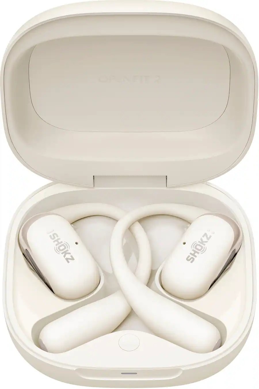 ✅ SEALED: Shokz OpenFit 2 Earbuds Open-Ear Design · True Wireless · Beige ✅