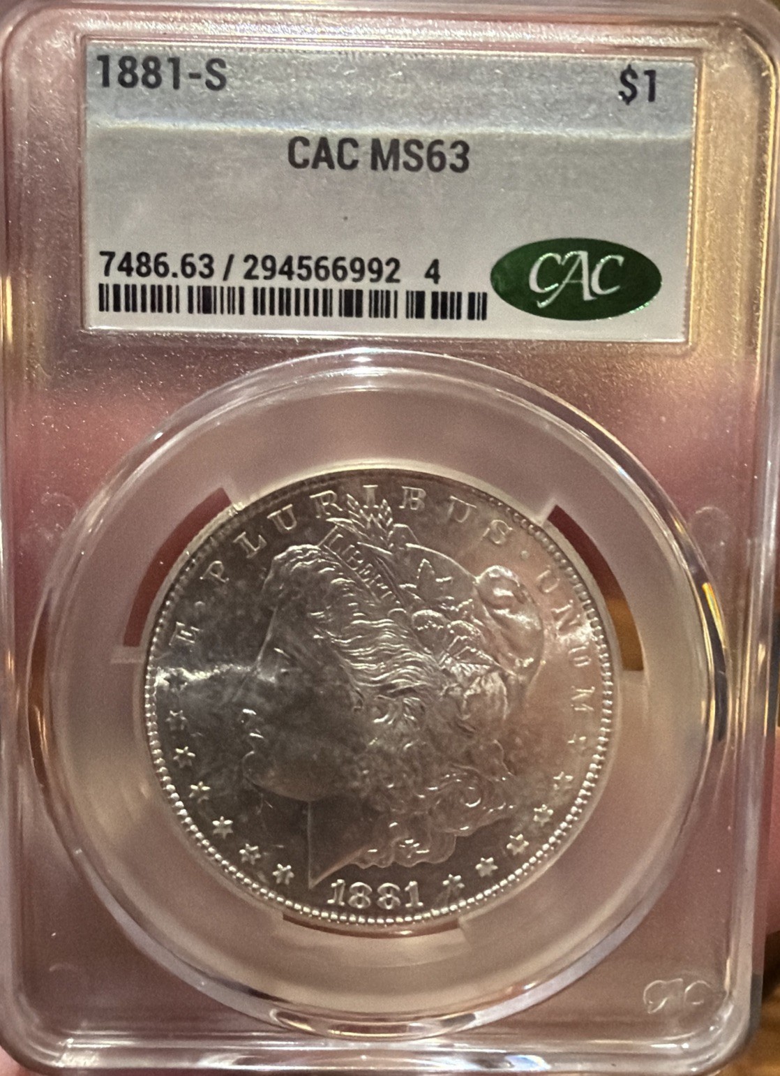 1881 S Morgan Silver Dollar CAC MS 64 Stunner 💥Priced to Sell💥 😉
