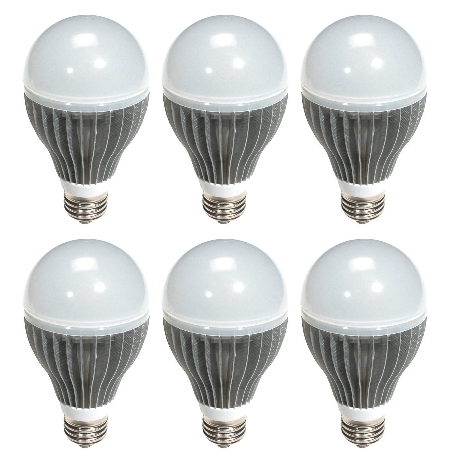 Pixi Lighting A19E-6WX 6.5-Watt (25-Watt) LED Light Bulbs 6 Pack Warm Color