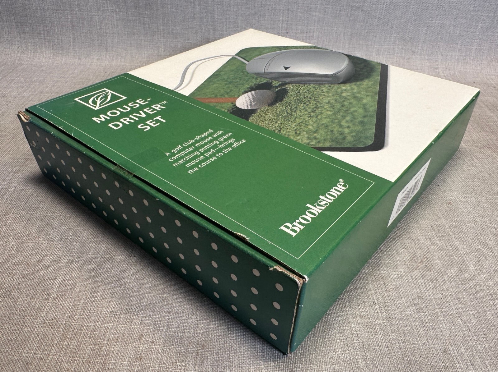 NOS! Brookstone Vintage Computer Mouse Golf Driver Set Ps/2 PGA w/ MousePad ps2