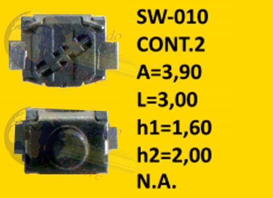 Replacement switch SW-010 for Shell Case Cover 3 Pieces