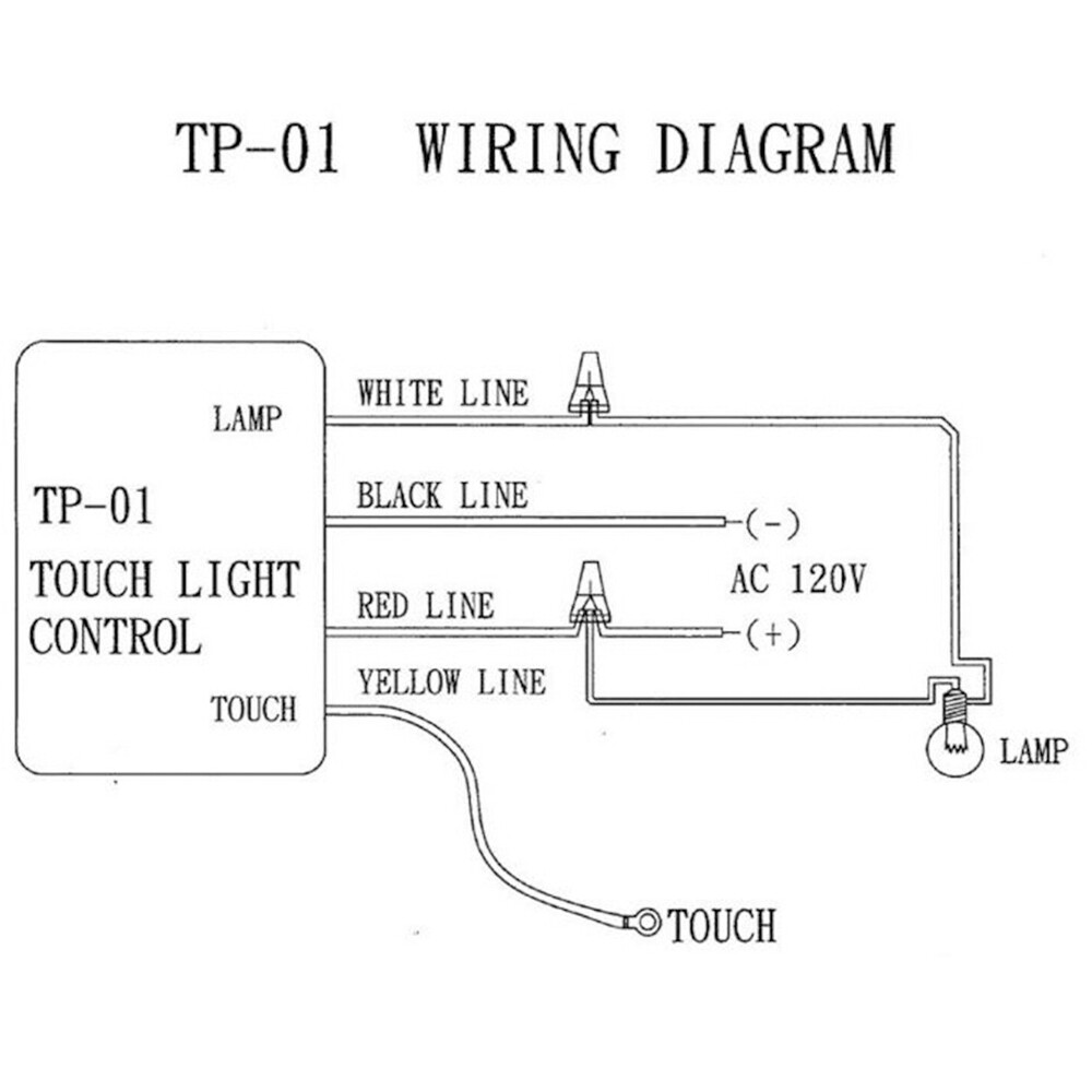 Zing Ear TP-01 & TP-01F ZH Table Lamp Module Sensor Touch Light Dimmer Switch