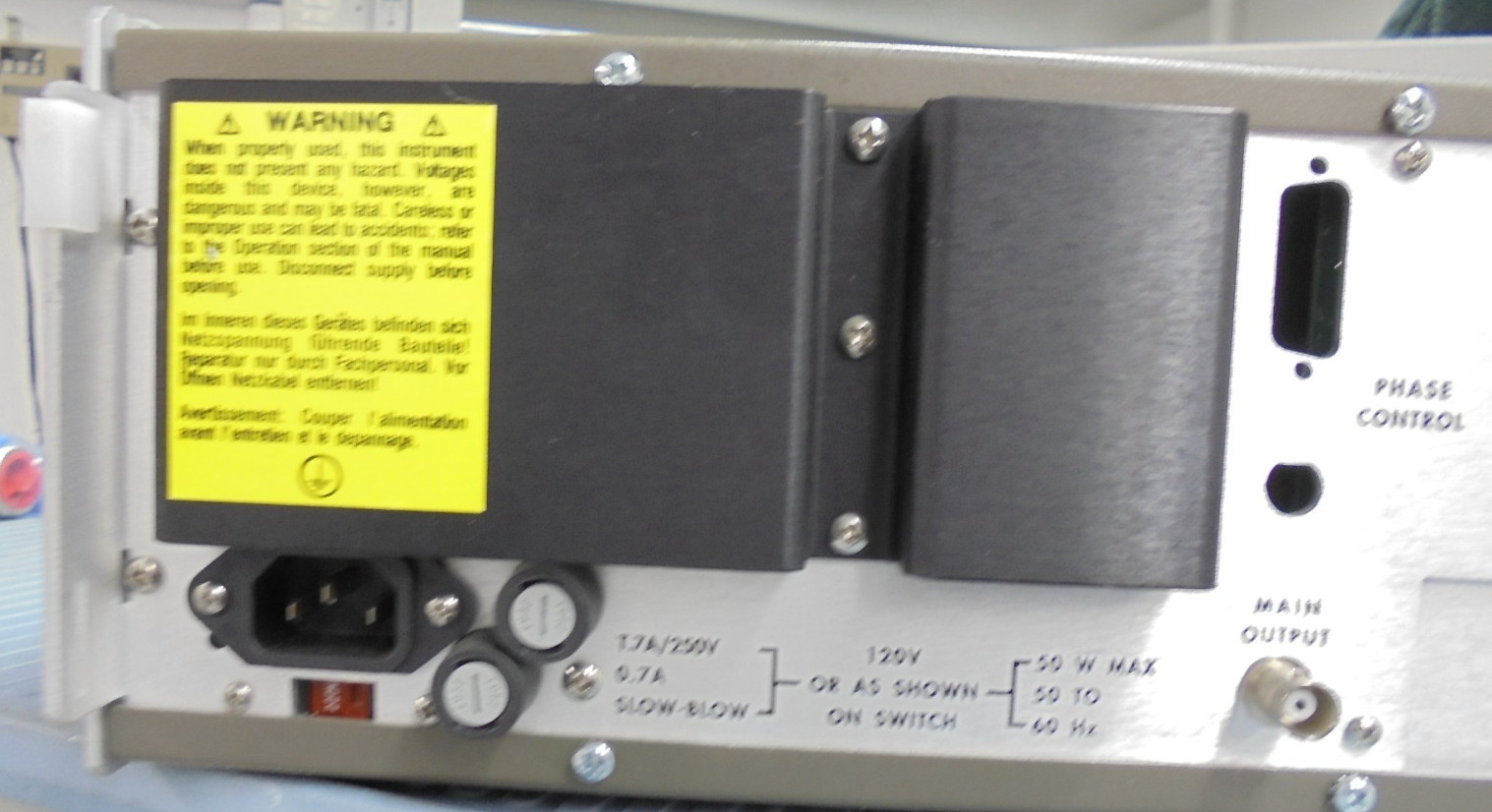 Programmed Test Sources Inc 500RKN2X-6 Frequency Synthesizer 1-500MHz PTS 500