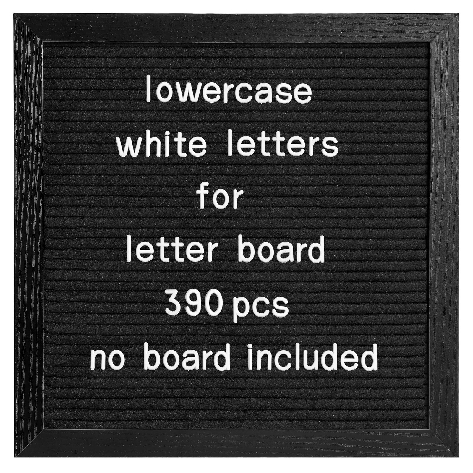 Felt Letter Board Letters Set - Pre-Cut 390pcs Lowercase Letters Only (No Boa...