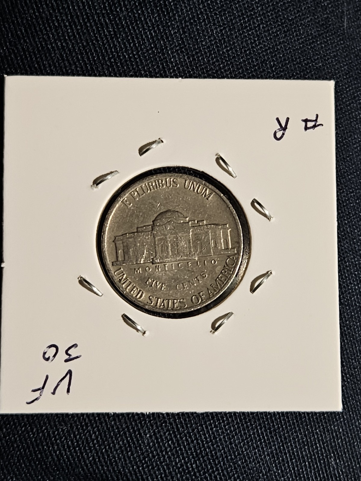 1977 Jefferson Nickel Errors No Mint Mark, (VF)