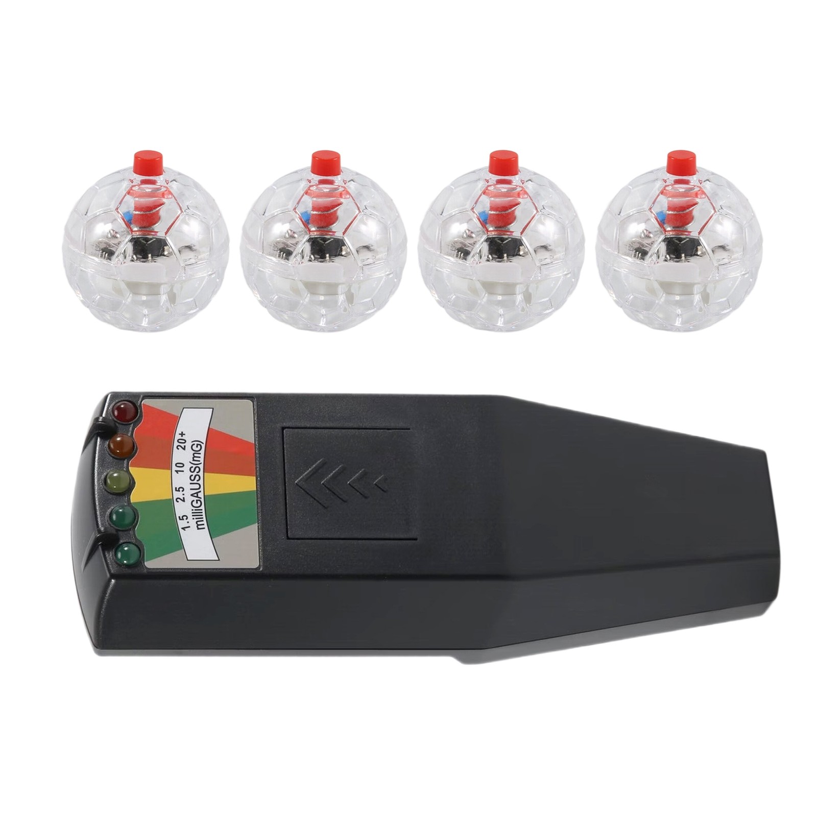 Ghost Equipment Kit, EMF Meter and 4 Pcs Motion Light   Balls, Emf Meter9681