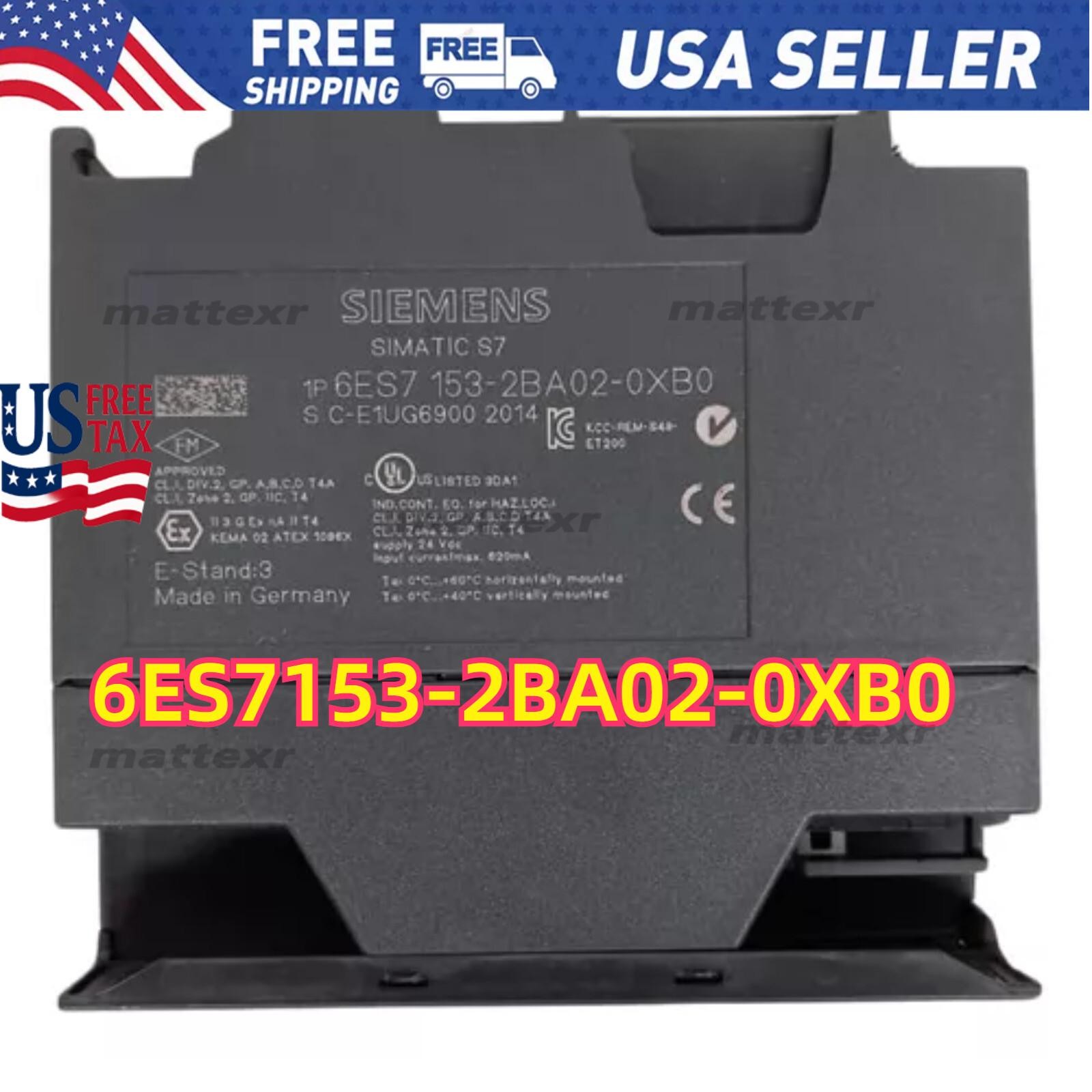 New Siemens 6ES7 153-2BA02-0XB0 6ES7153-2BA02-0XB0  SIMATIC DP  ET 200M