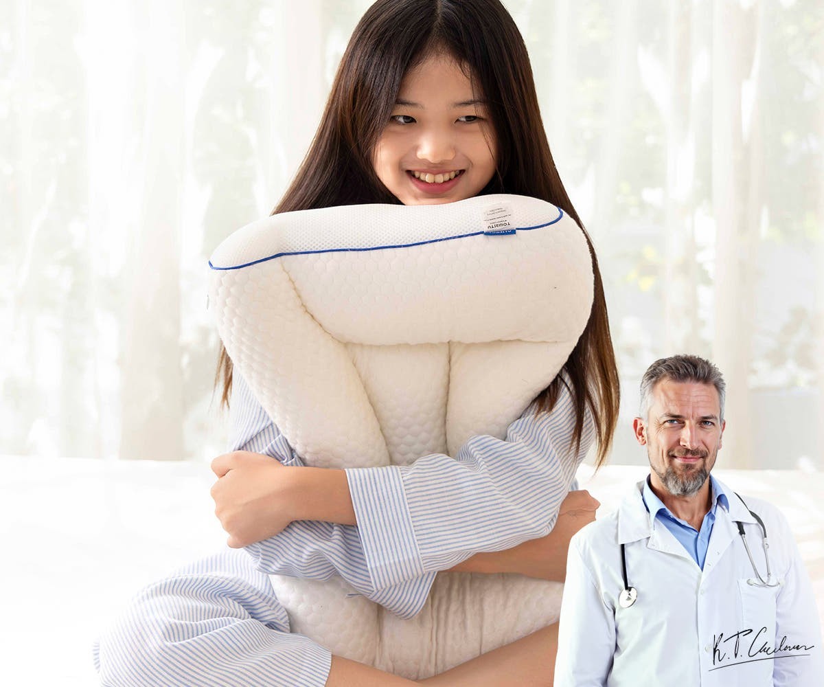 KIURI U1 U2 U3 Memory Foam Contour Pillow Neck Support Side Sleeper Breathable