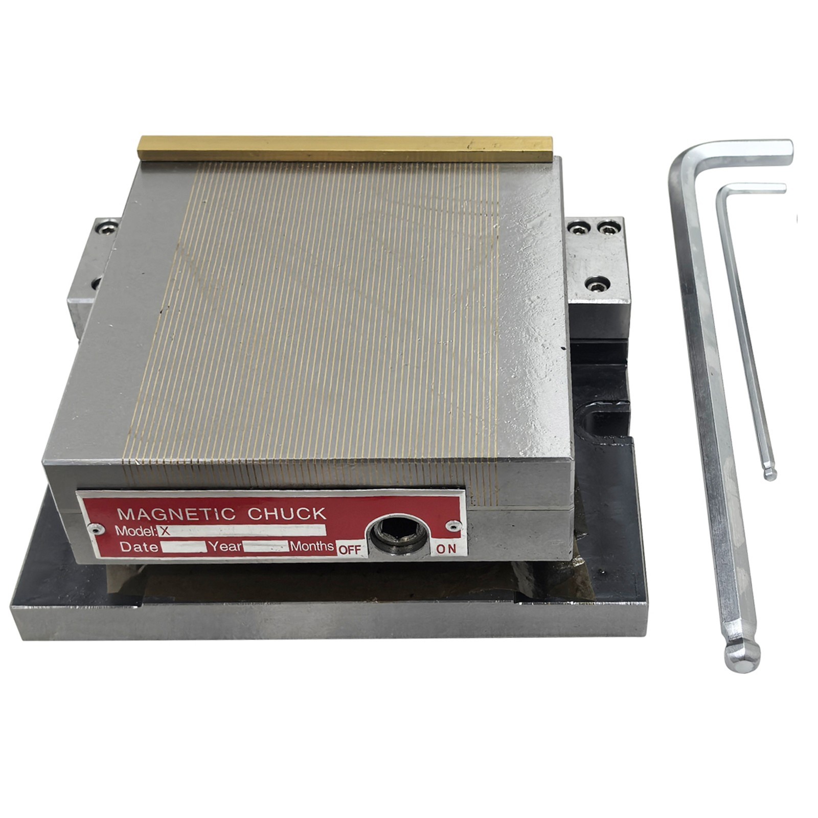 5.9" Square Permanent Magnetic Chuck Single Sine Plate Grinding Machine Suction