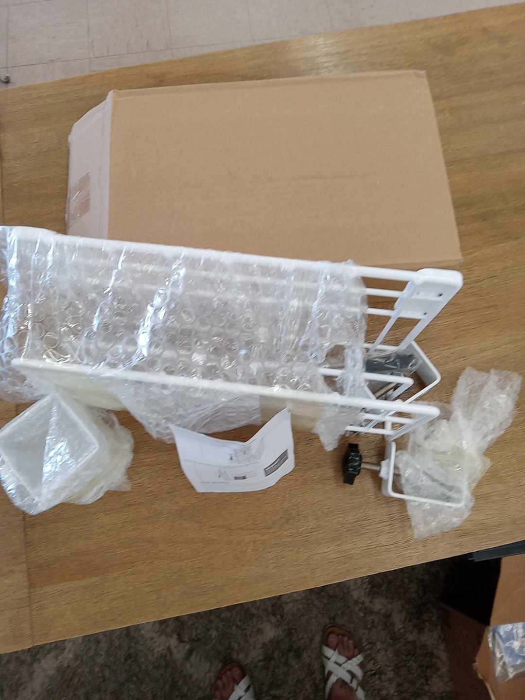 Desk Side Storage Clamp On Storage For Office