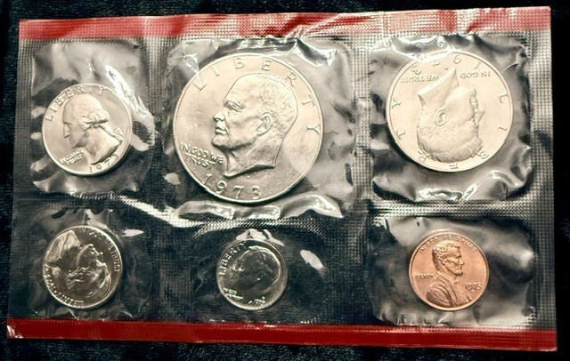 1973 D - U.S Mint Uncirculated Six-Coin Set