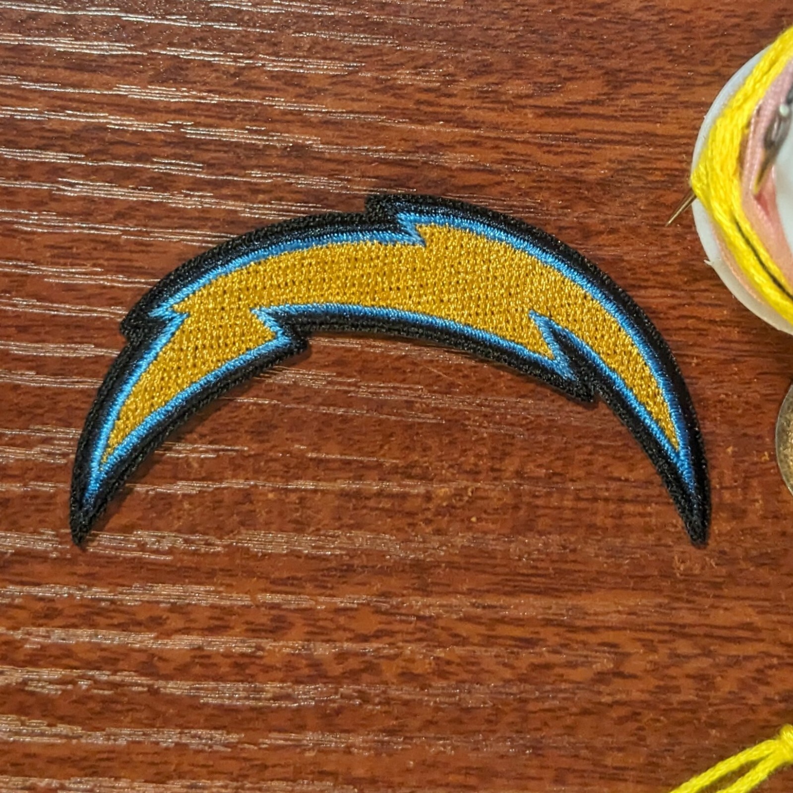 Los Angeles Chargers Patch LA NFL Football Sports Embroidered Iron On 1.5x2.75"