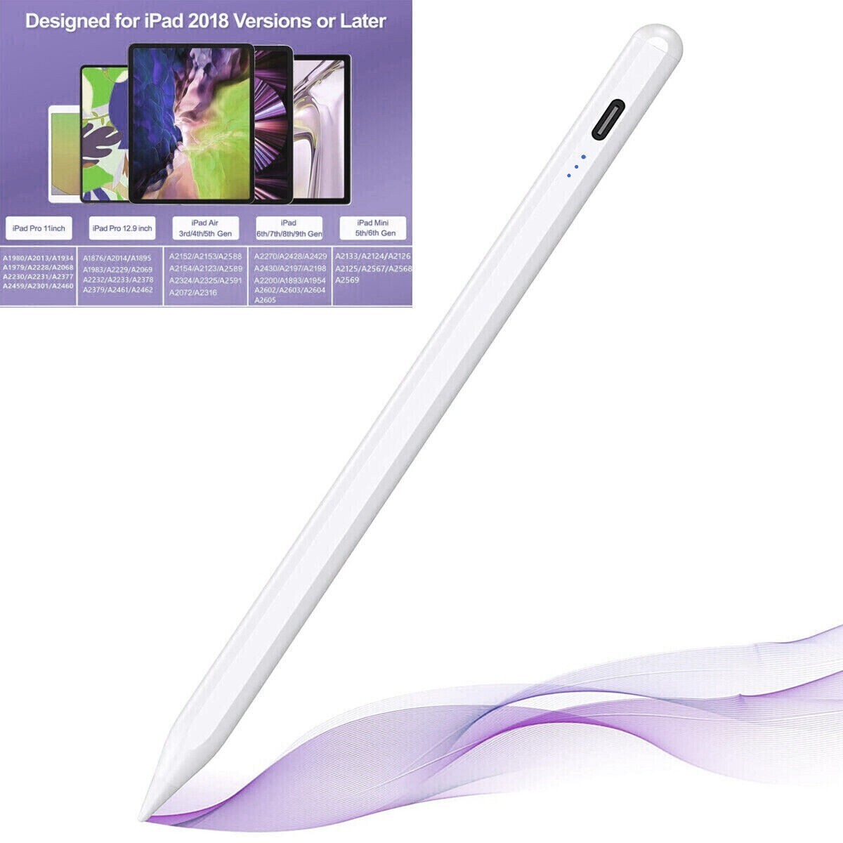 For Apple Pencil 1st Generation Pen Stylus For Ipad 6th 7th 8th 9th 10th Gen