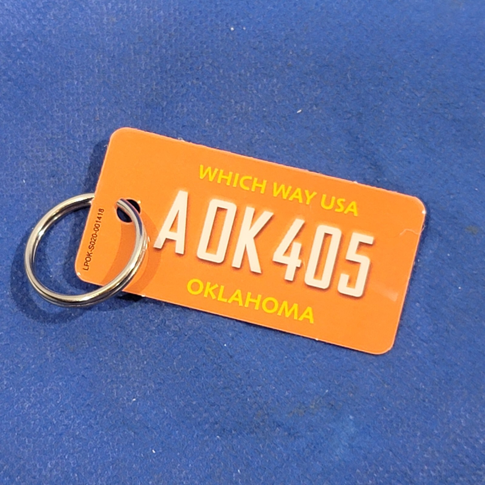Oaklahoma Collectable Keychain Keyring Plastic