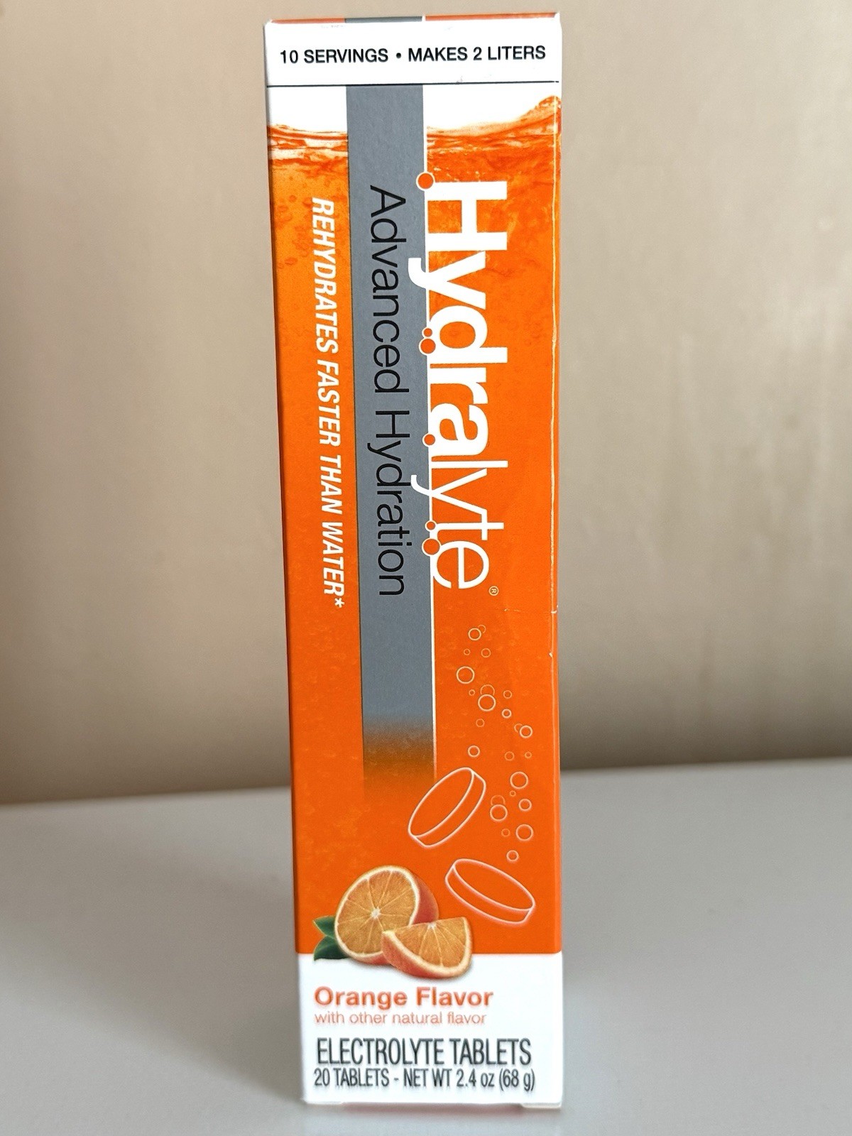 HYDRALYTE ADVANCED HYDRATION ORANGE FLAVOR 20 ELECTROLYTE TABLETS (EXP 11/2026)