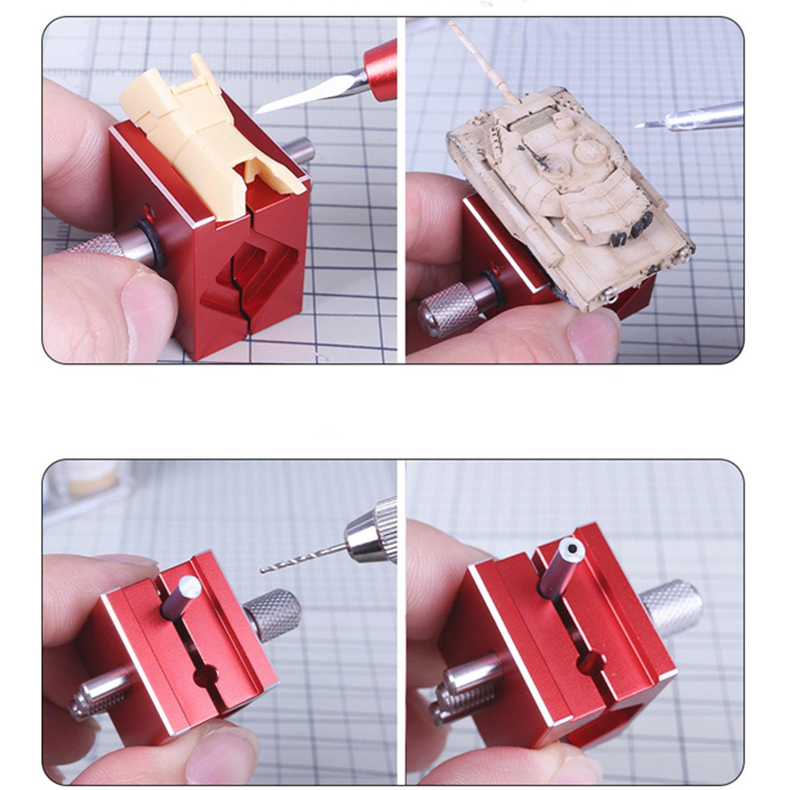 Adjustable Aluminum Alloy Mini Vise for Gundam Model Military Hobby Tool NEW